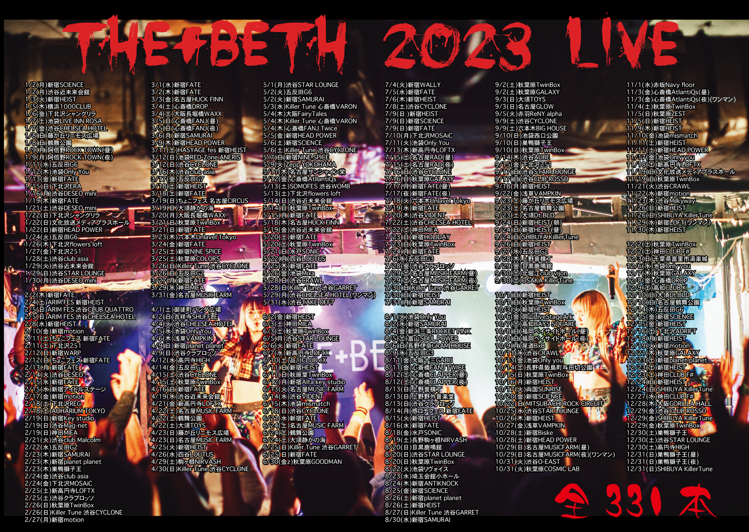 2023 LIVE総本数
